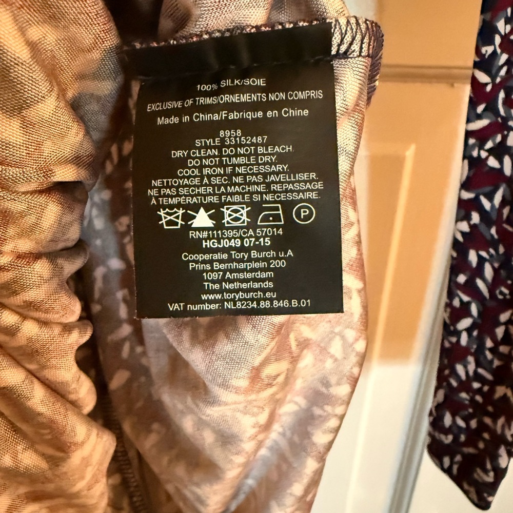 Tory Burch Silk Long Sleeve Dress - Picture 4 of 5